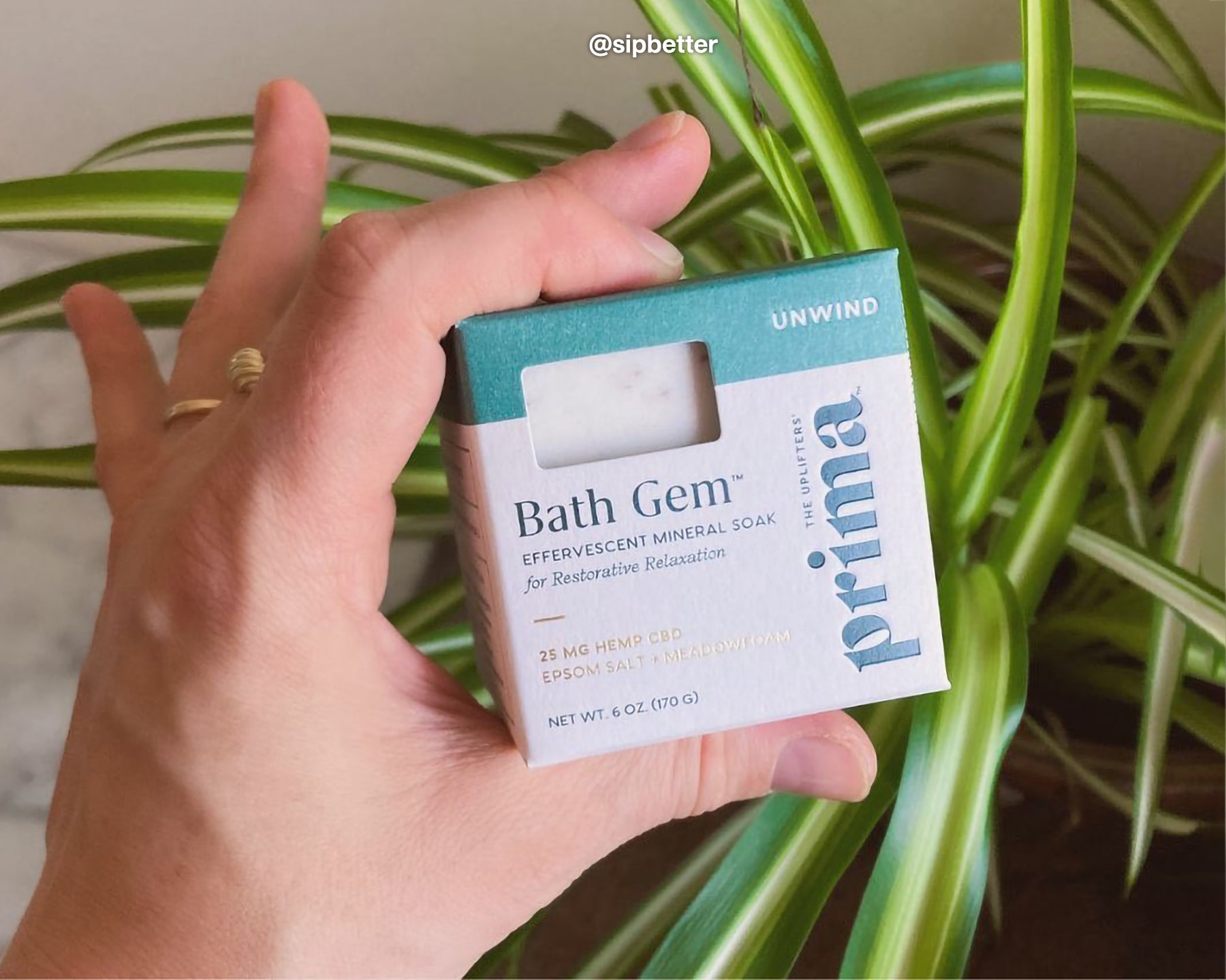 Unwind Bath Gem™ | Moisturizing Bath Soak with Epsom Salt &amp; Magnesium